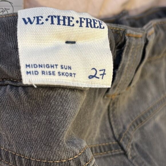 WE THE FREE WOMEN’S PERFECT WEAR EVERYWHERE SKORT BY FREE PEOPLE SPLIT FRONT NWT - Picture 13 of 13